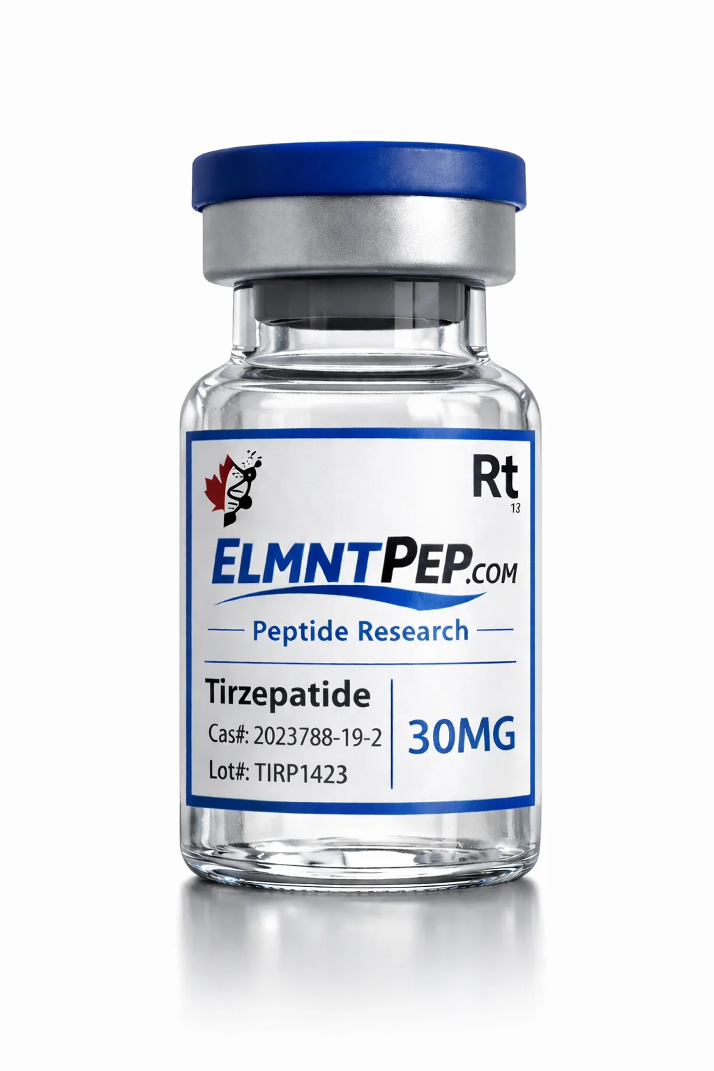 Tirzepatide — 30mg — ELMNTPEP research product vial