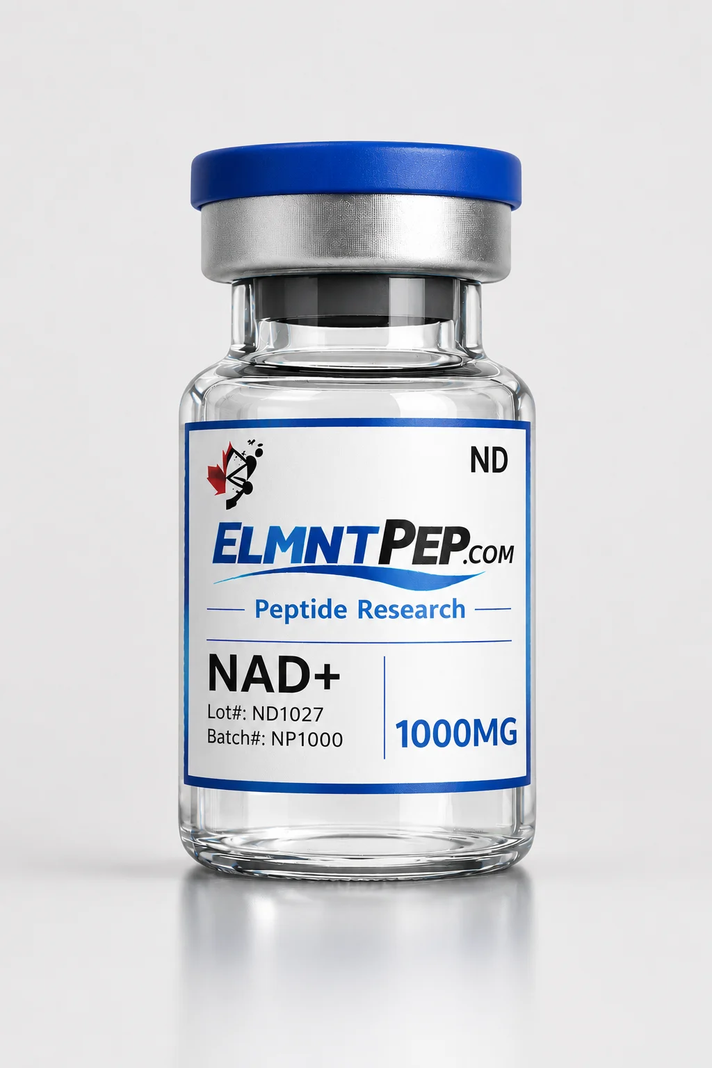 NAD+ — 1,000mg — ELMNTPEP research product vial