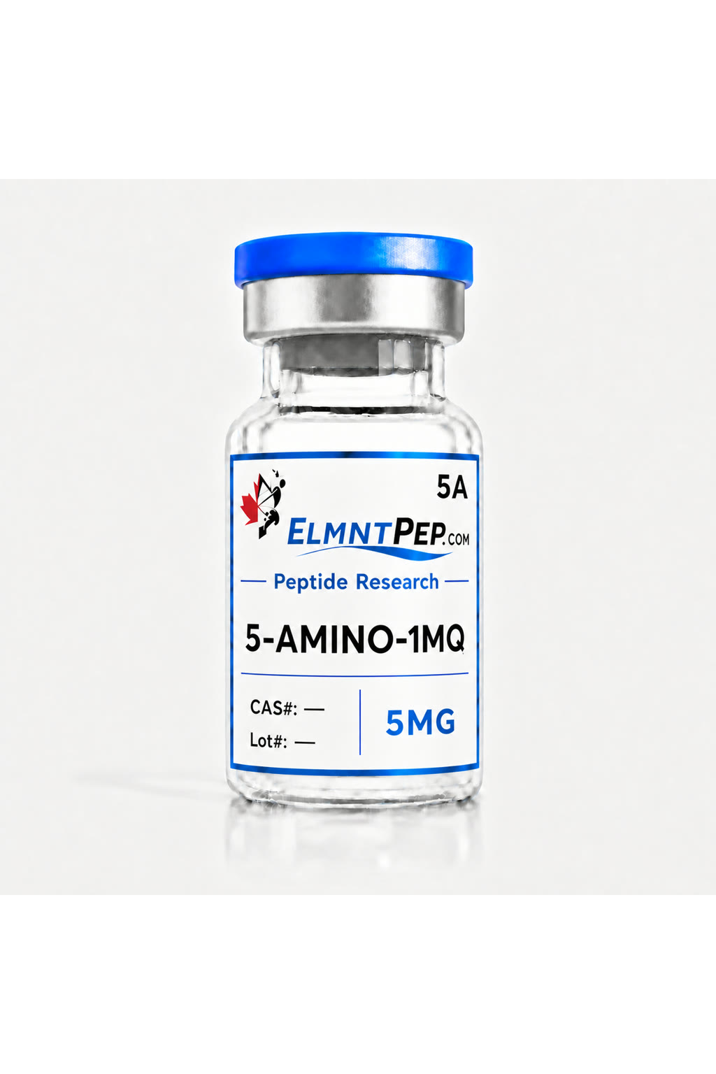 5-Amino-1MQ 5mg ELMNTPEP research compound vial