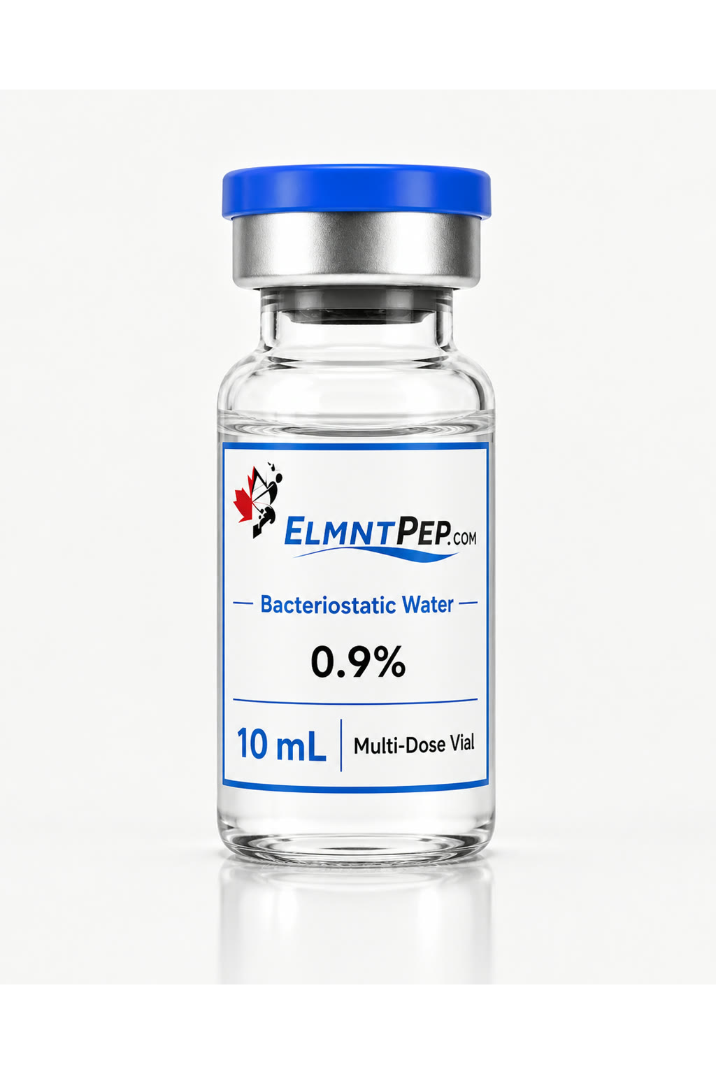 ELMNTPEP Bacteriostatic Water 0.9 percent 10mL multi-dose vial