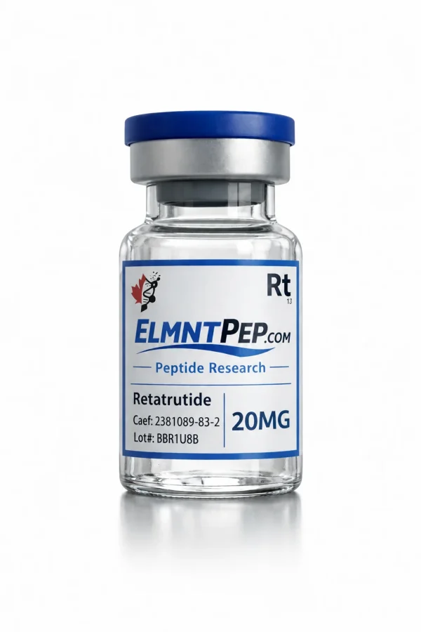 Retatrutide — 20mg — ELMNTPEP research product vial
