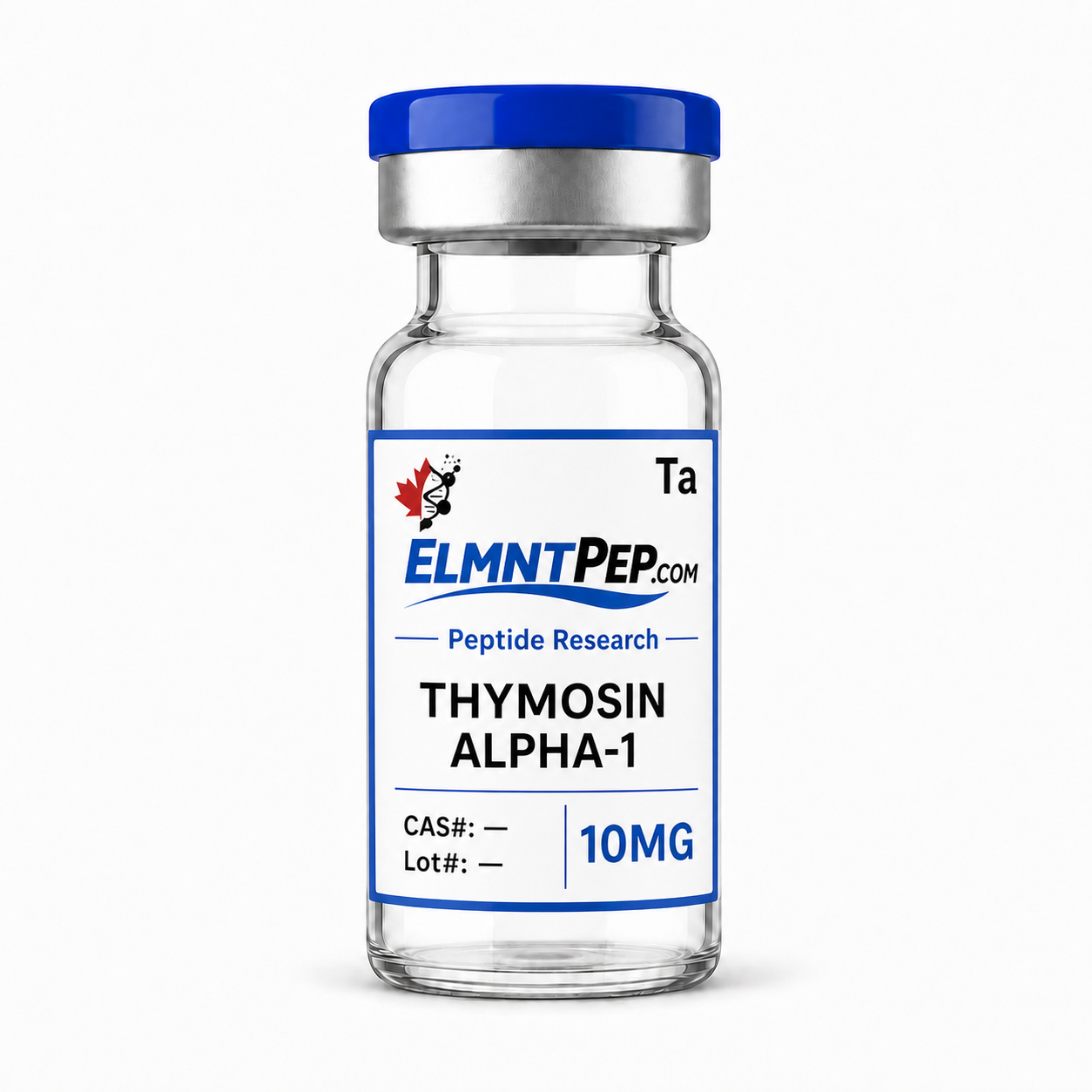 Thymosin Alpha-1 — 10mg ELMNTPEP research product vial